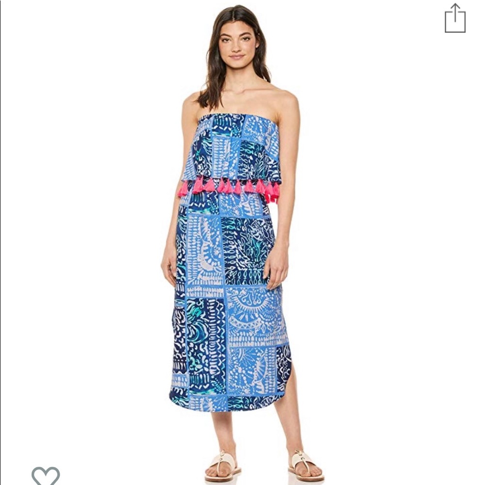 Lilly Pulitzer Meridian Midi Dress 💙💕